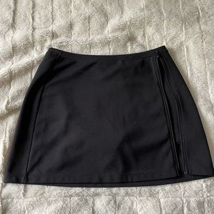 Express World Brand 2000’s VINTAGE clubbing black mini skort skirt size small